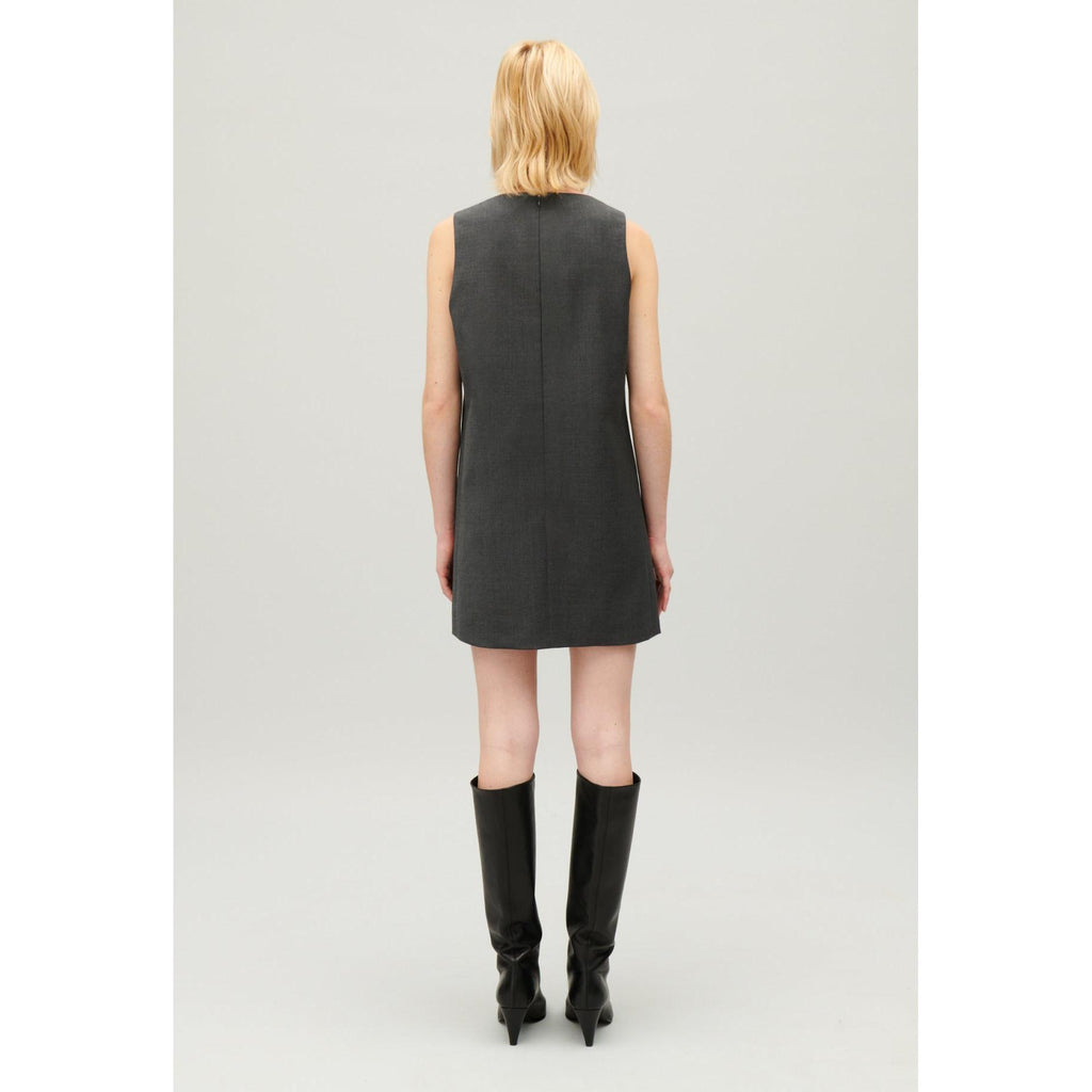 Short Mottled Grey Dress