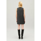 Short Mottled Grey Dress