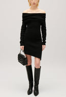 Vestido de punto - Divertido - Negro