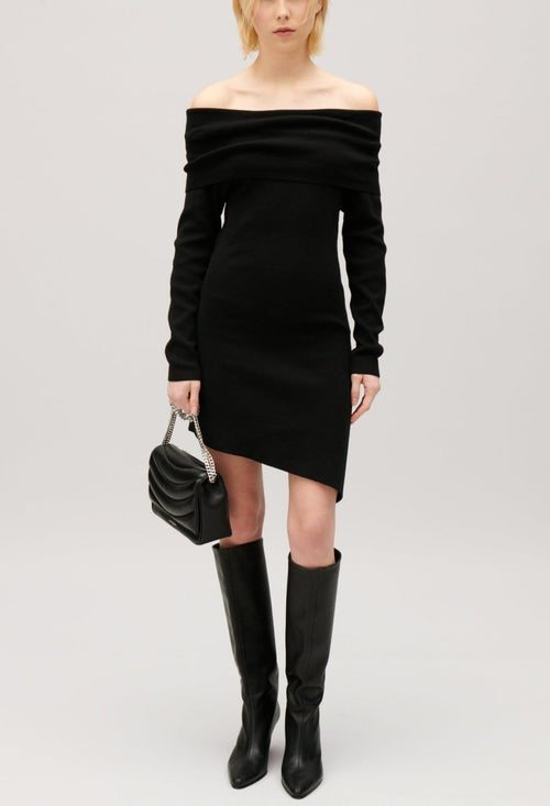 Vestido de punto - Divertido - Negro