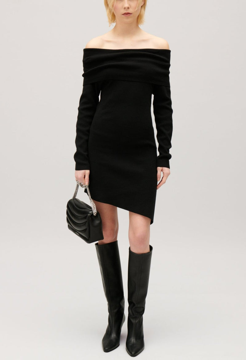 Vestido de punto - Divertido - Negro