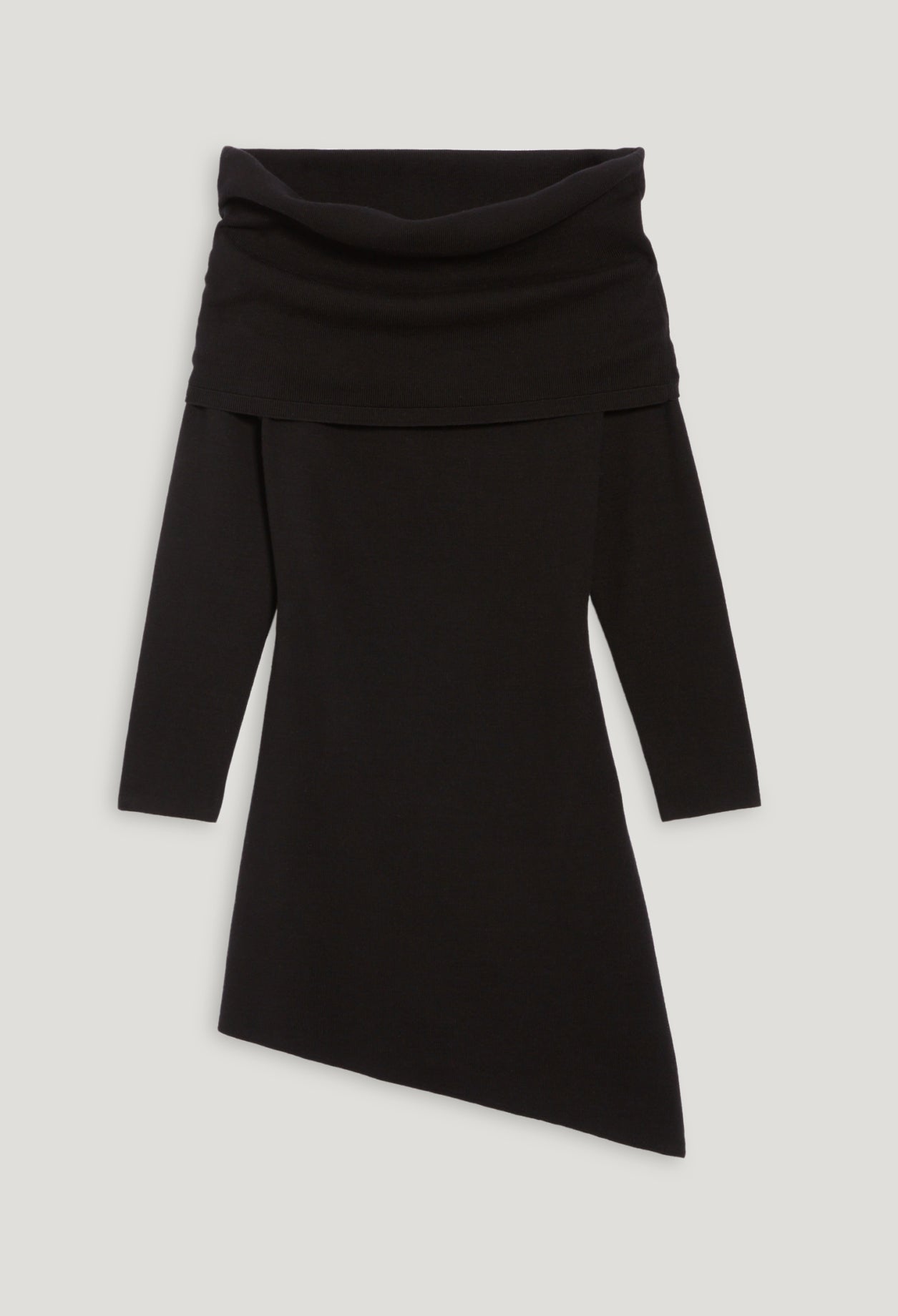 Knitted Dress - Funny - Black