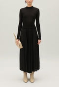 Knitted Dress - Twister - Black