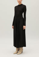 Knitted Dress - Twister - Black