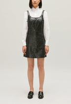 Leather Dress - Cozy - Black