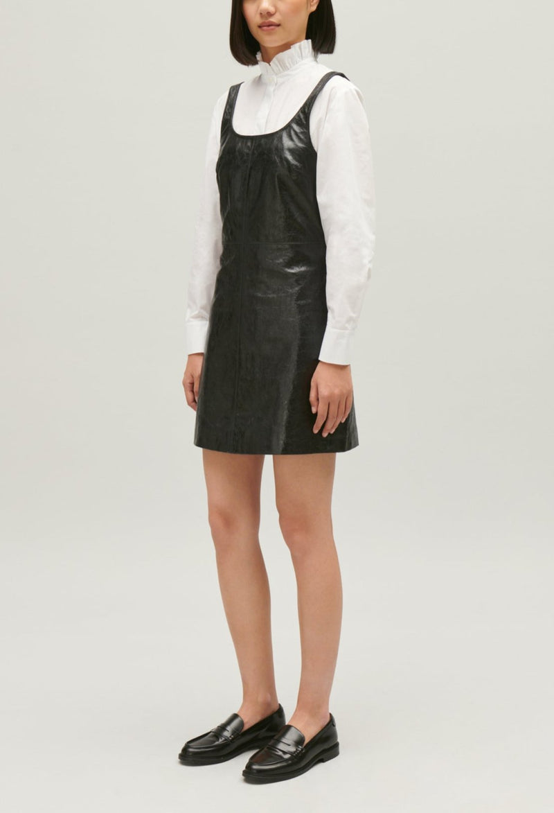Vestido de cuero - Acogedor - Negro