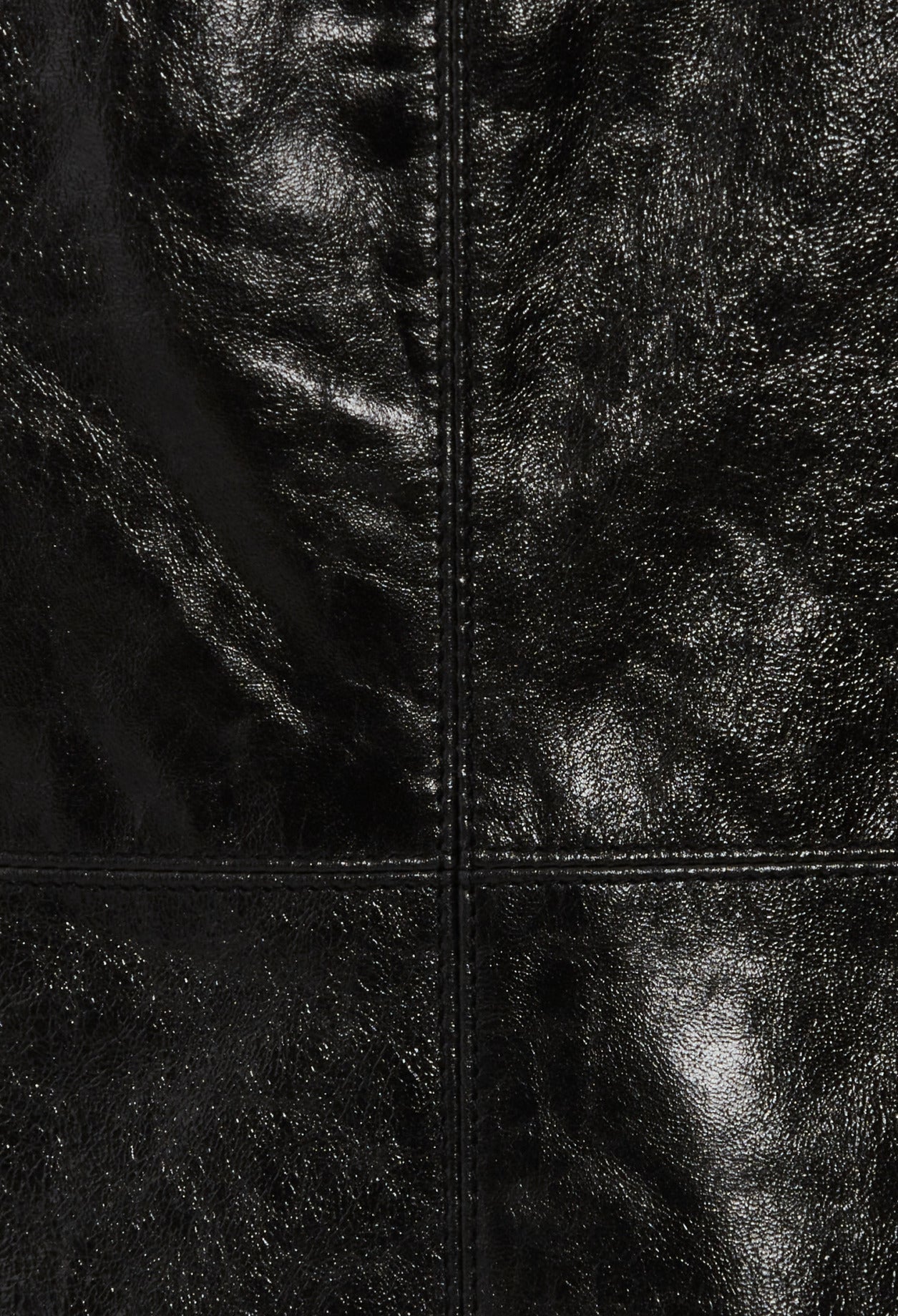 Leather Dress - Cozy - Black
