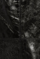 Vestido de cuero - Acogedor - Negro