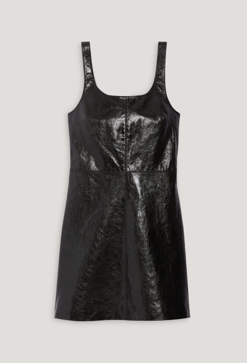 Leather Dress - Cozy - Black