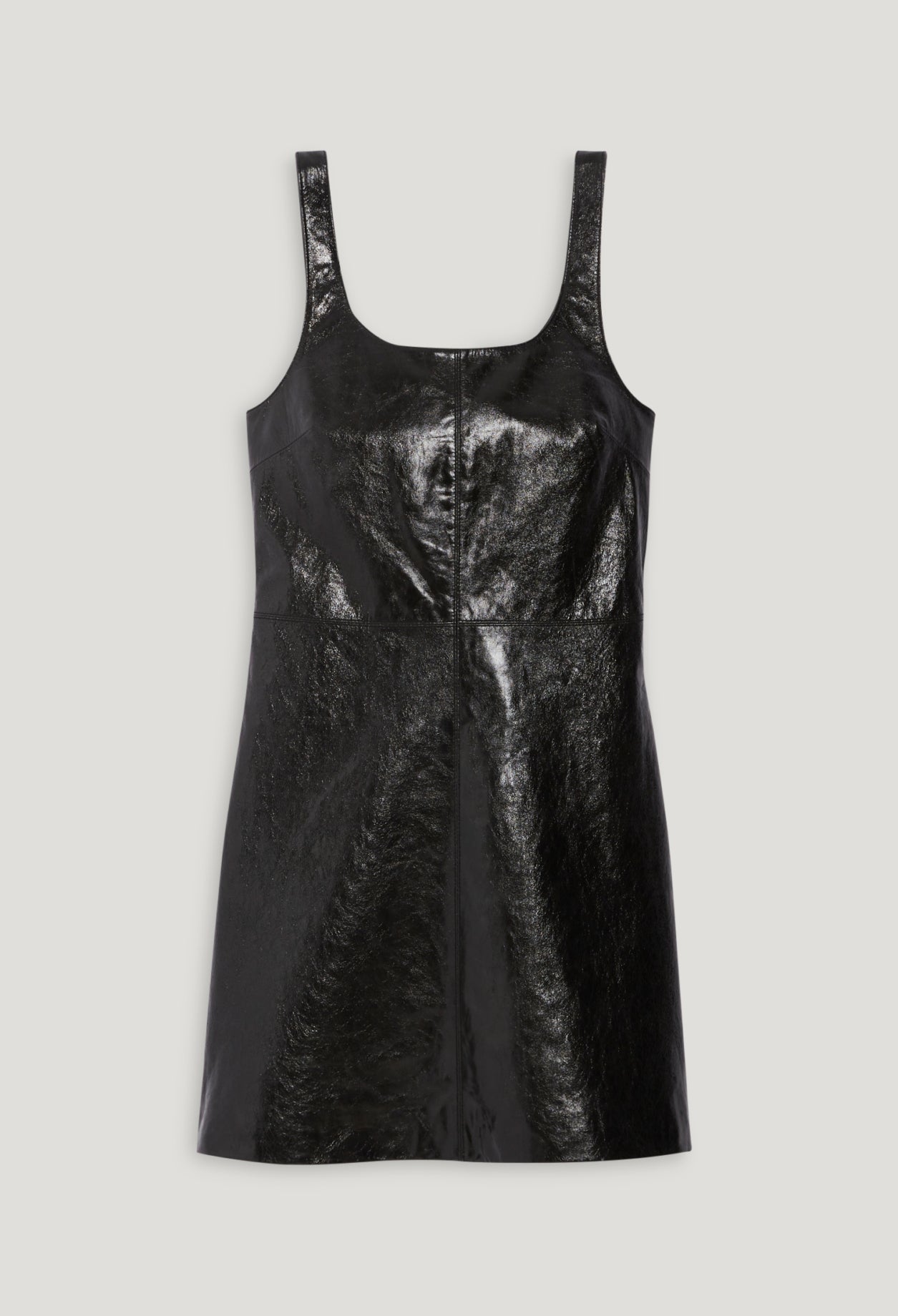 Leather Dress - Cozy - Black