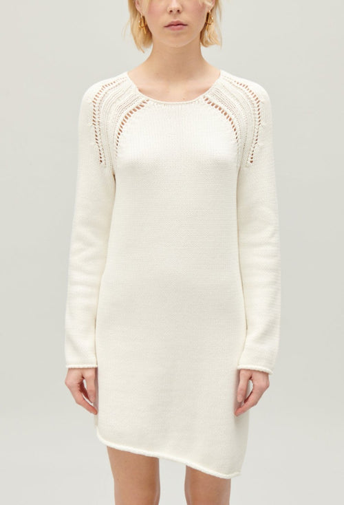 Vestido de Punto - Mastar - Crudo
