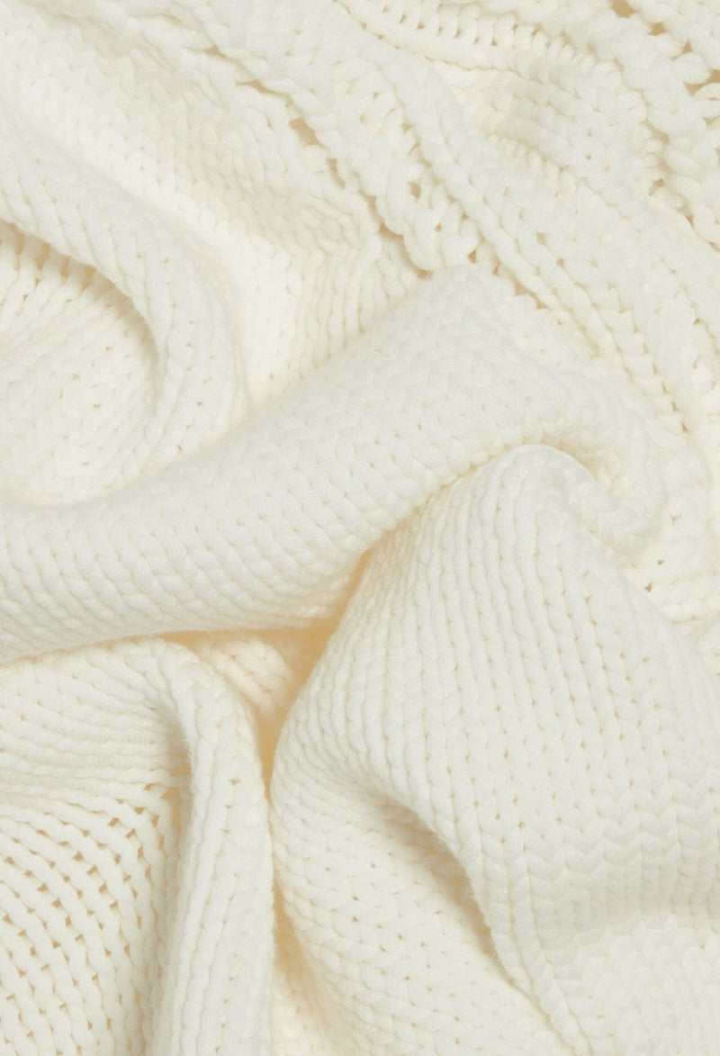 Knitted Dress - Mastar - Ecru