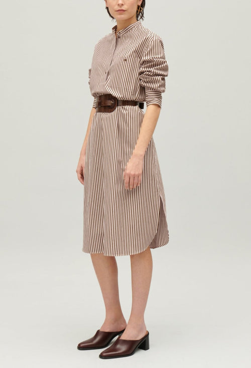 Vestido C&T - Roche Rayas Bronce - Bronce