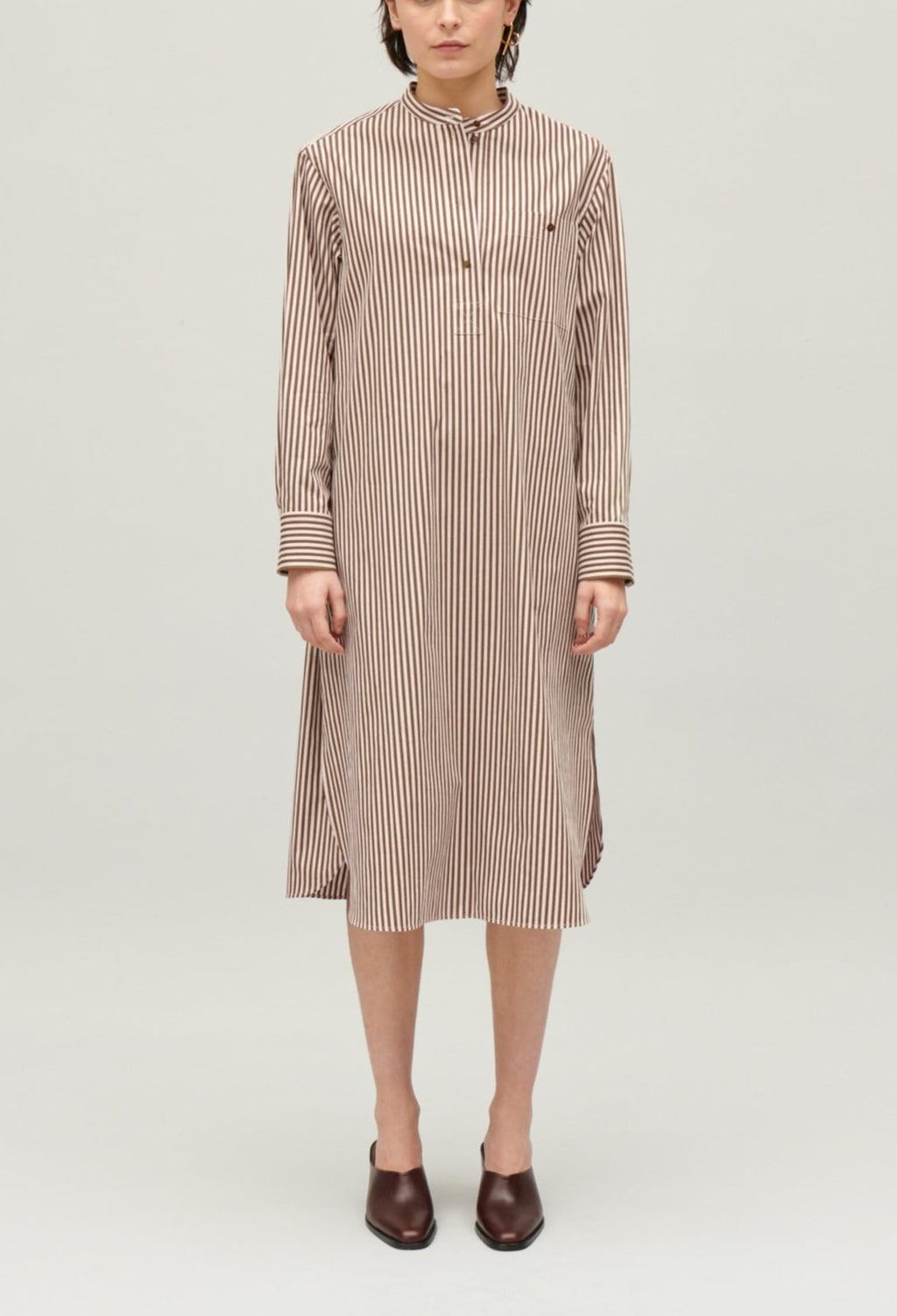 Vestido C&T - Roche Rayas Bronce - Bronce