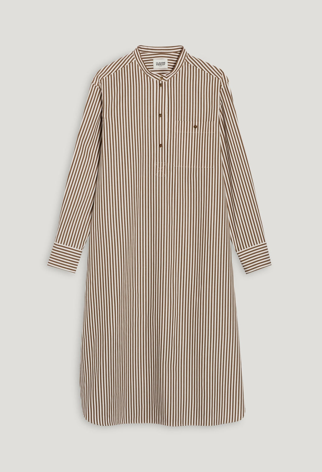 Vestido C&T - Roche Rayas Bronce - Bronce