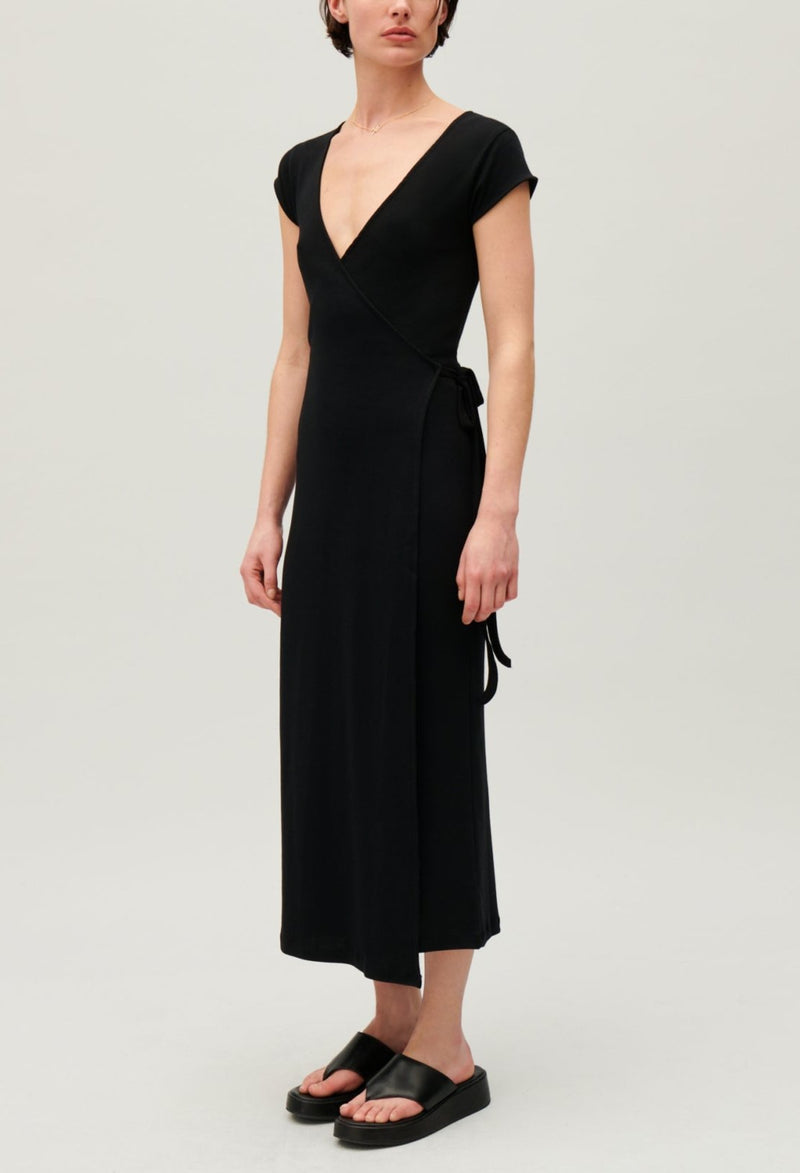 Knitted Dress - Trevolta - Black