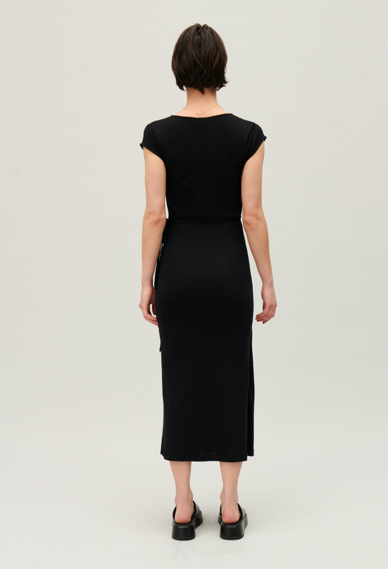 Knitted Dress - Trevolta - Black