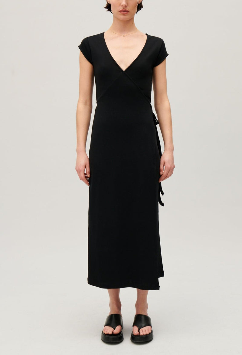 Knitted Dress - Trevolta - Black