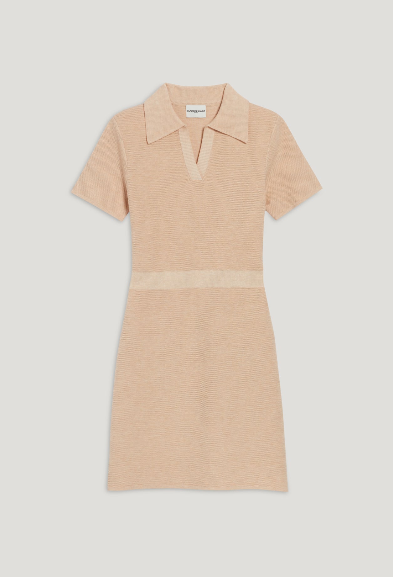 Claudie Pierlot - Robe Maille - Muscat - Beige