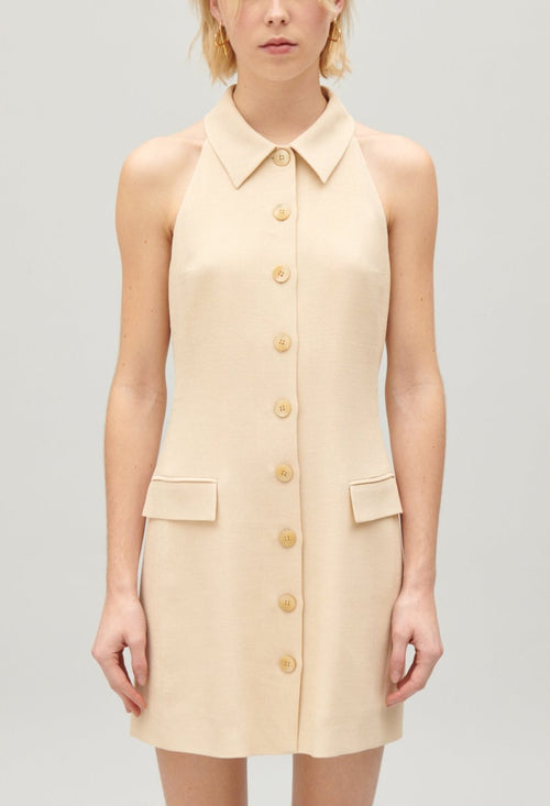 Vestido C&T - Ritalie - Beige
