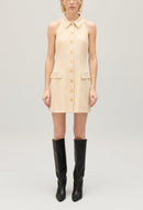 Vestido C&T - Ritalie - Beige