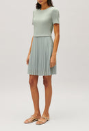 Claudie Pierlot - Knitted Dress - Telicourta - Almond