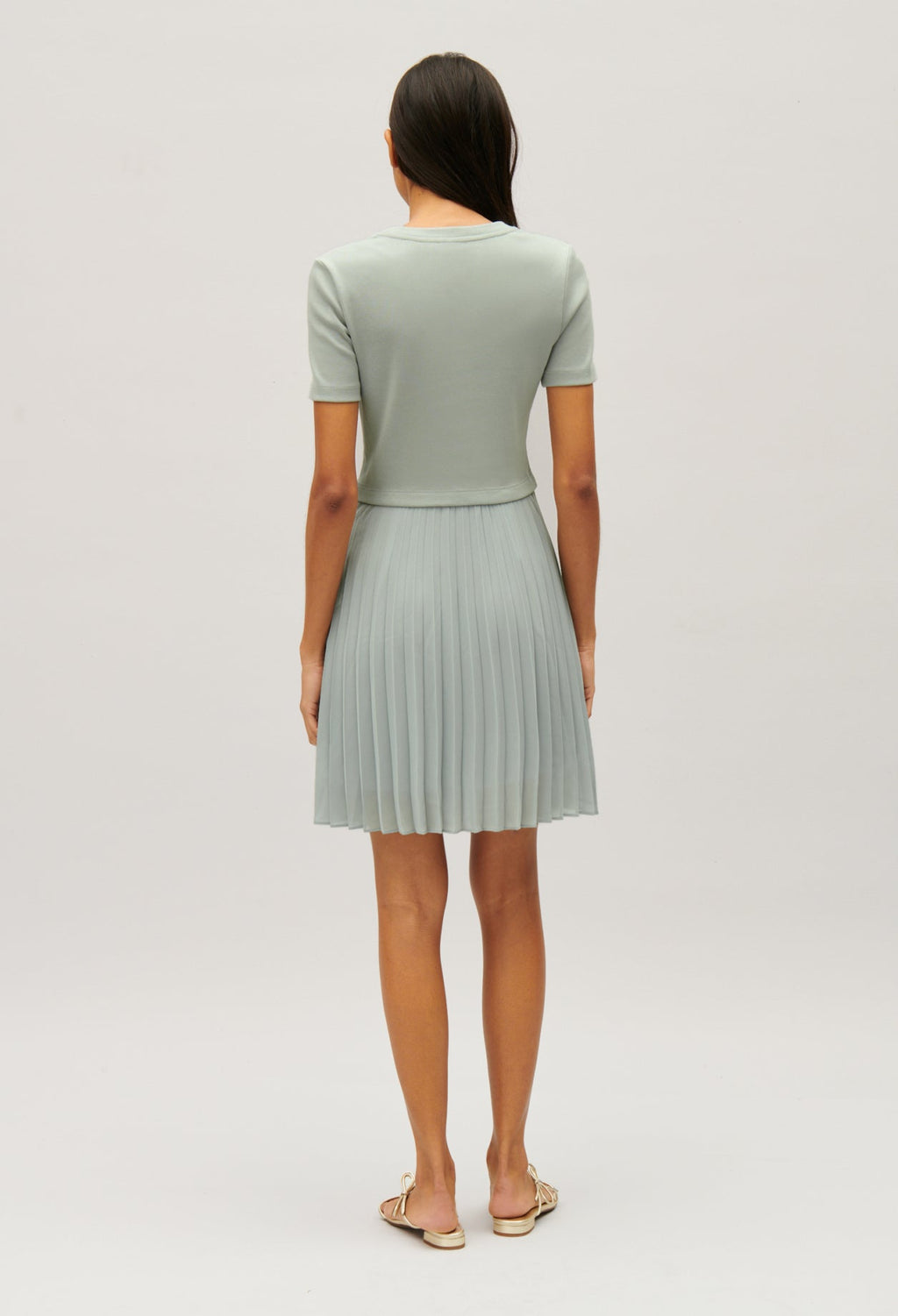 Claudie Pierlot - Knitted Dress - Telicourta - Almond