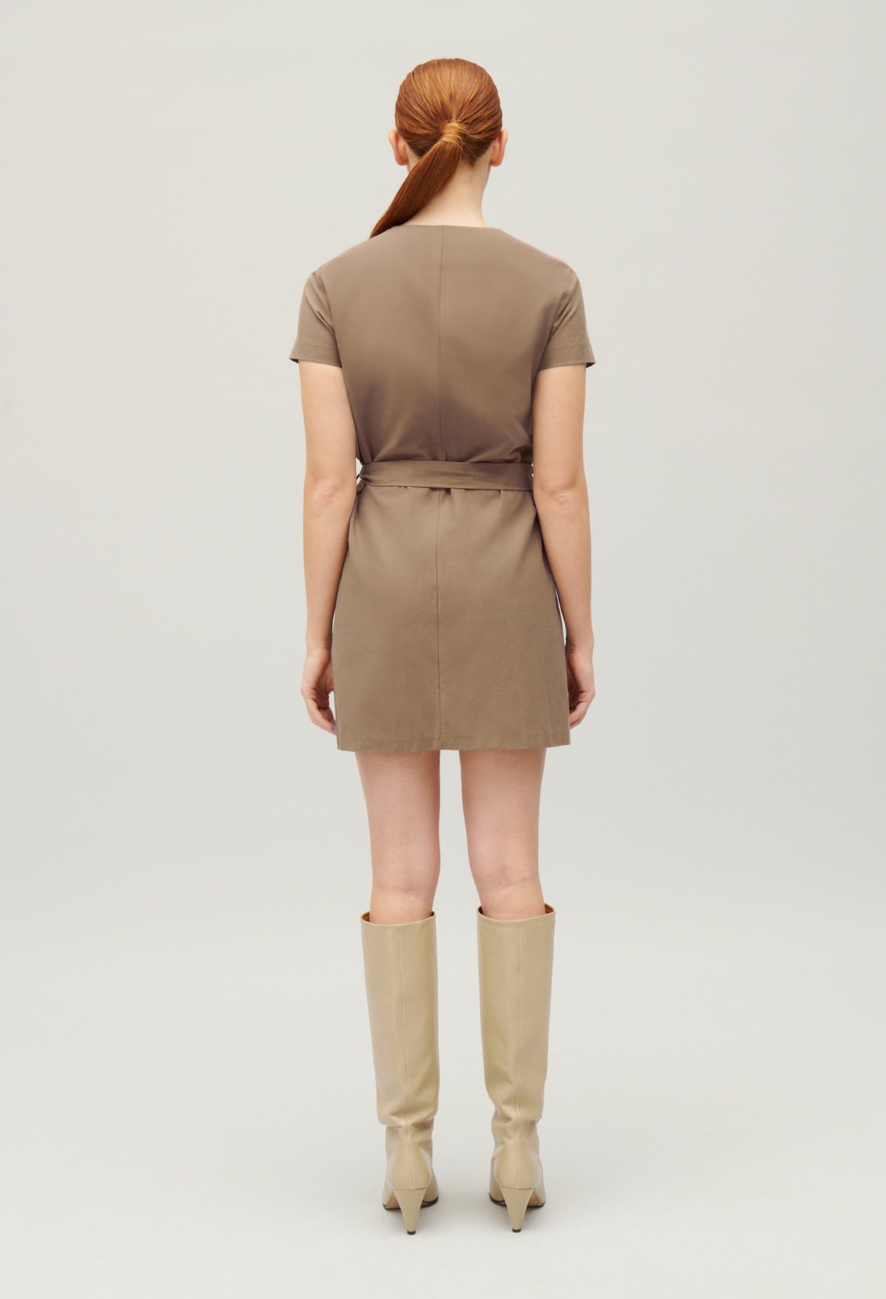 C&T Dress - Ris Wool - Brown