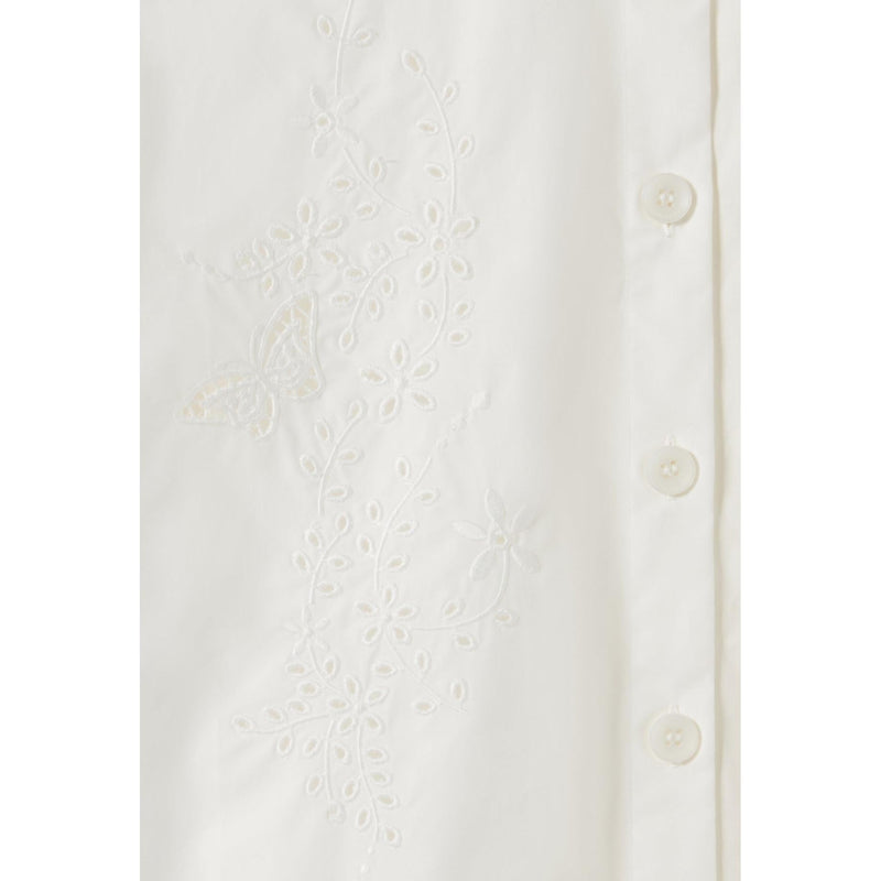 Robe Chemise Courte Brodée