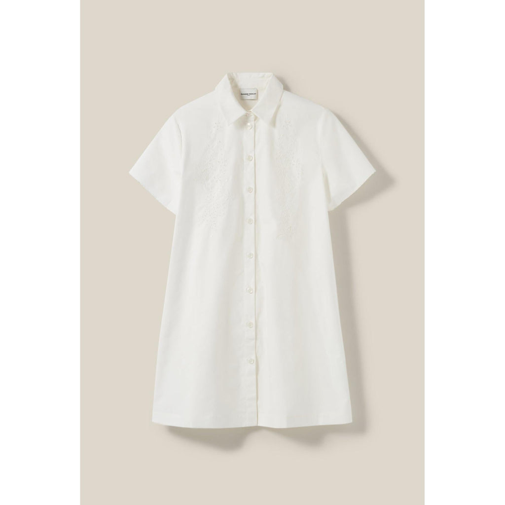 Claudie Pierlot - Robe Chemise Courte Brodée