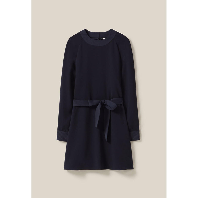 Robe Babydoll Ceinturée Marine