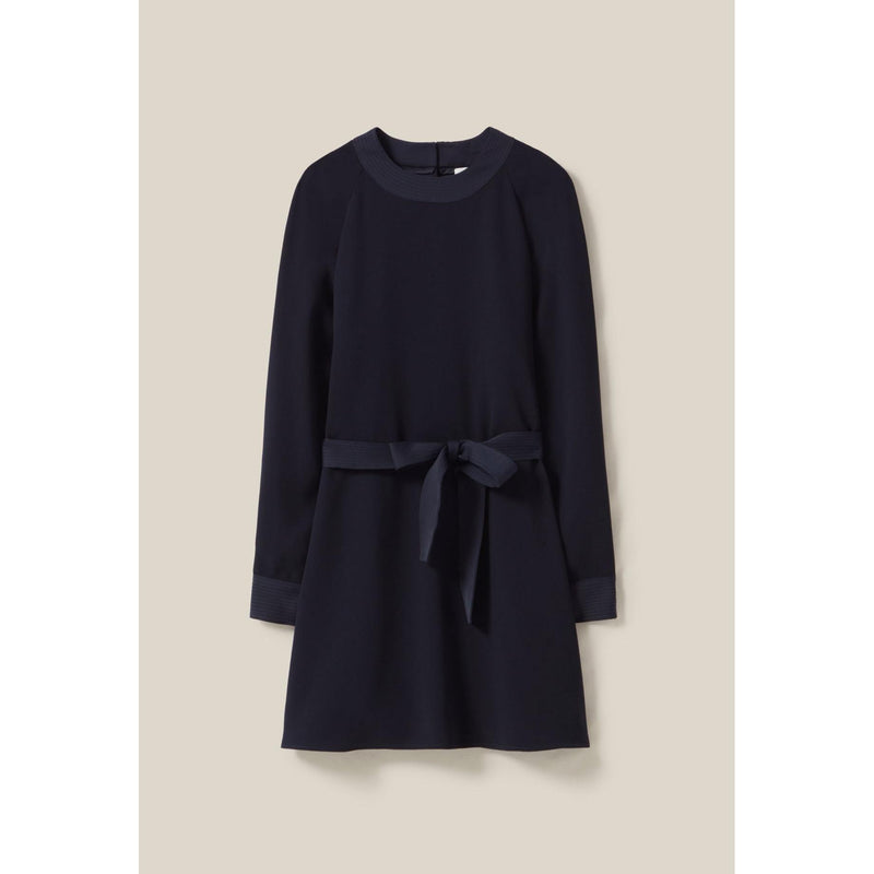 Robe Babydoll Ceinturée Marine