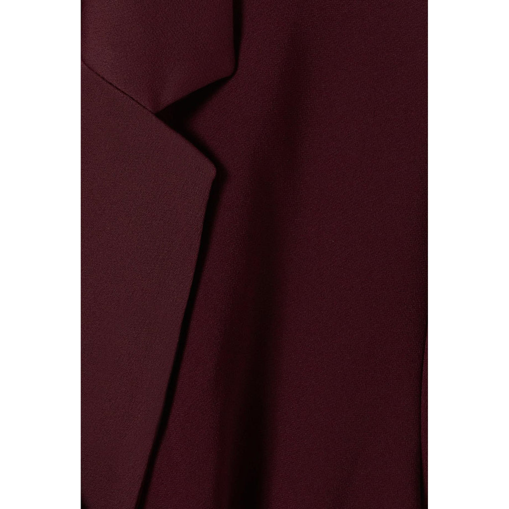 Wrap Dress with Tailored Collar