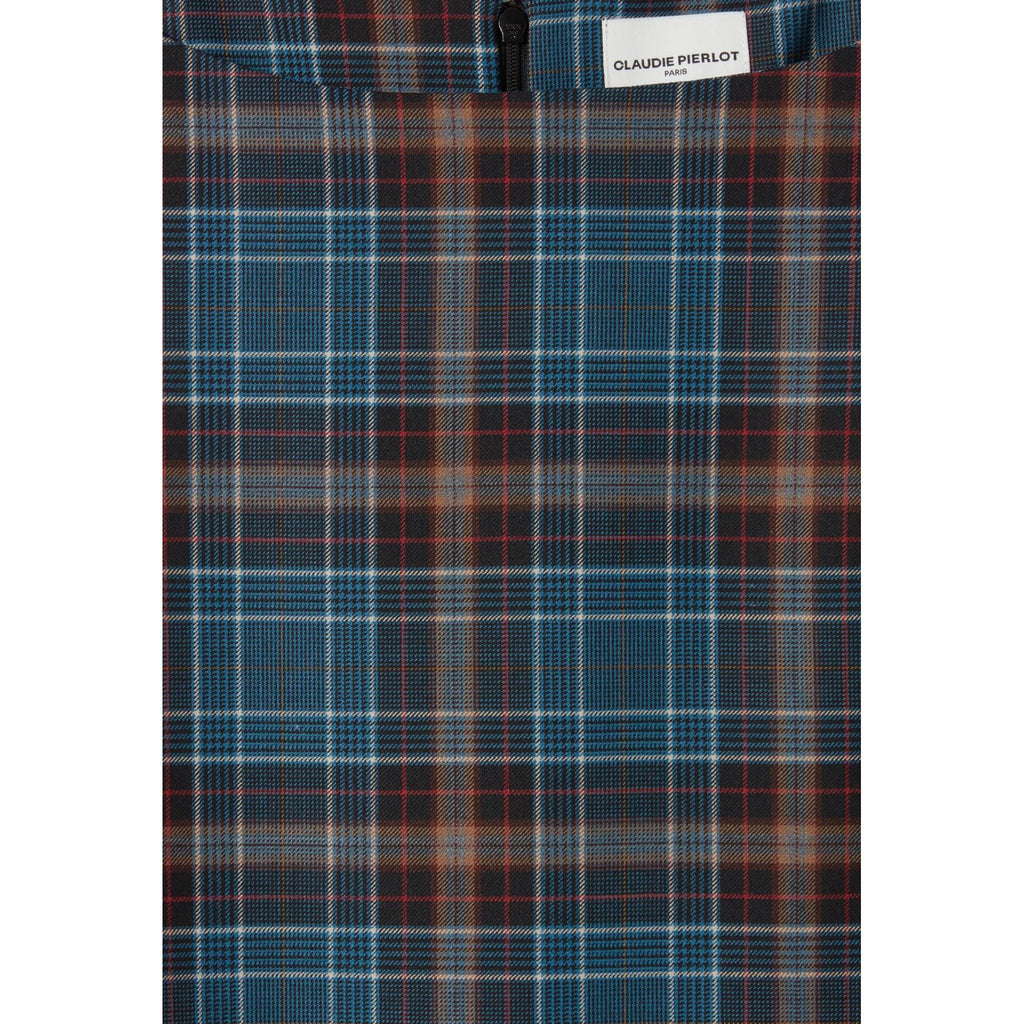 Claudie Pierlot - Short Sleeveless Check Dress