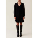 Vestido Babydoll Corto Y Fluido Negro
