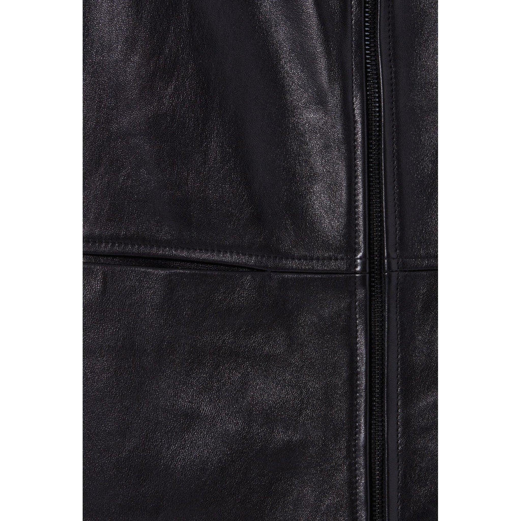 Claudie Pierlot - Robe Cuir Courte Zippée