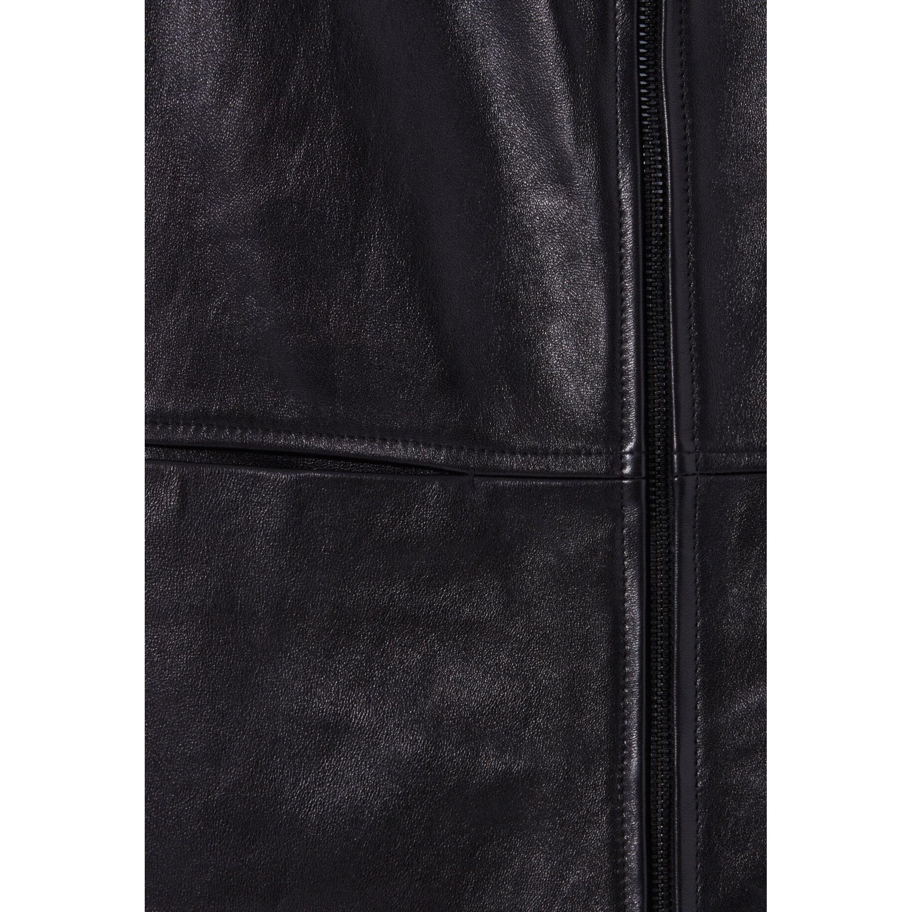 Claudie Pierlot - Robe Cuir Courte Zippée