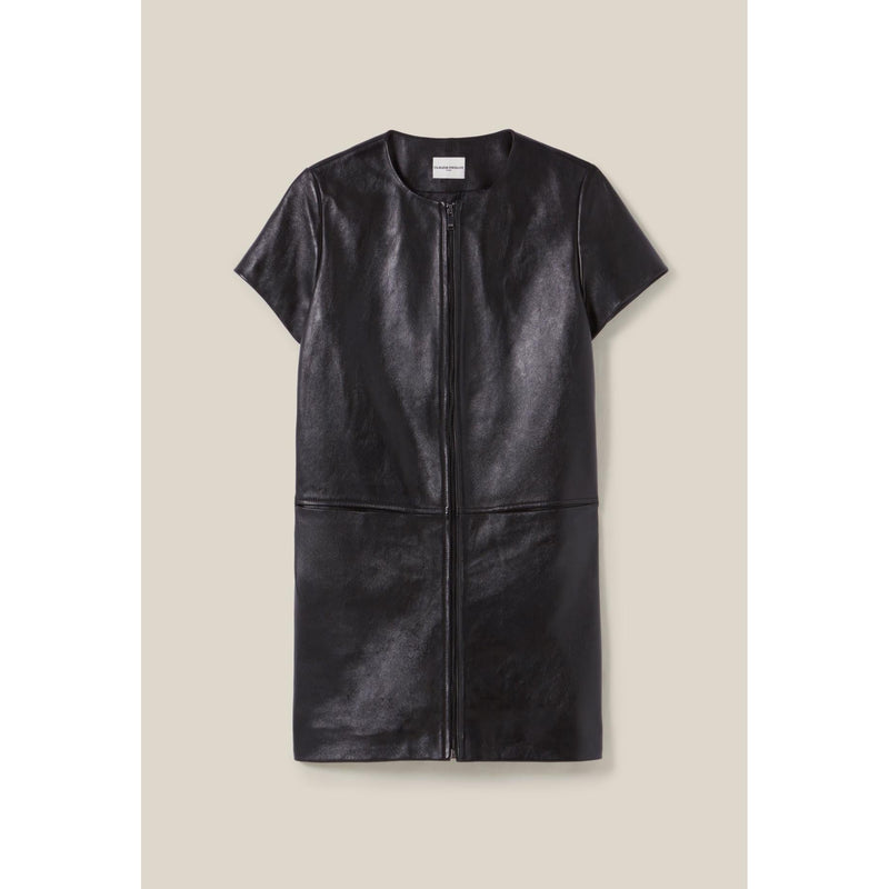 Claudie Pierlot - Robe Cuir Courte Zippée