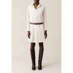 Robe Chemise Ceinturée Boutonnée
