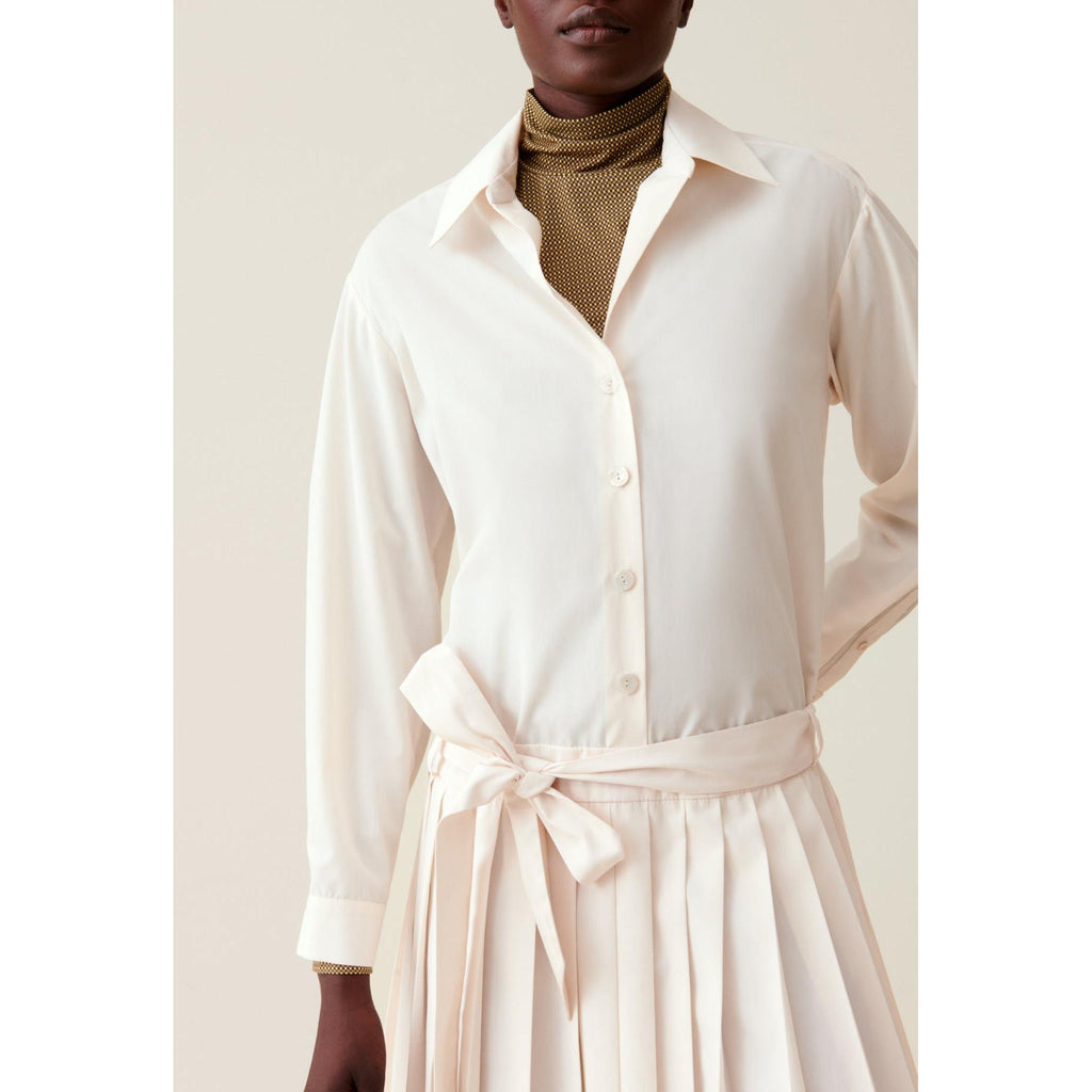 Robe Chemise Ceinturée Boutonnée