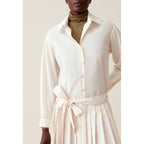 Robe Chemise Ceinturée Boutonnée