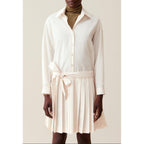 Robe Chemise Ceinturée Boutonnée