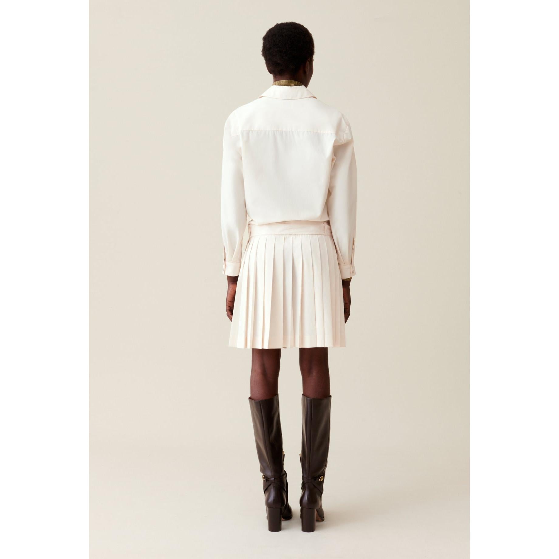 Robe Chemise Ceinturée Boutonnée