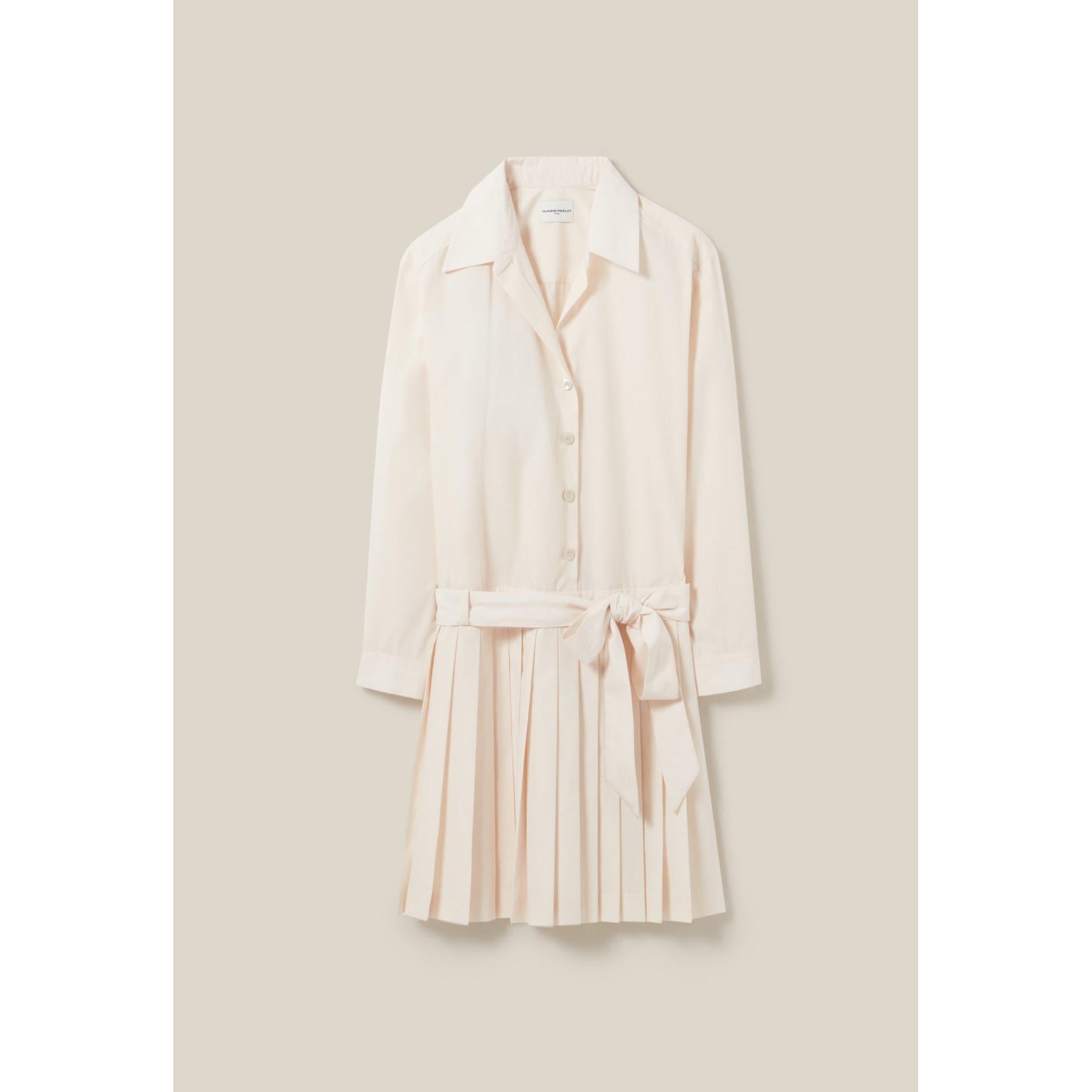 Robe Chemise Ceinturée Boutonnée