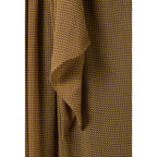 Vestido fluido con cuello tipo minifalda