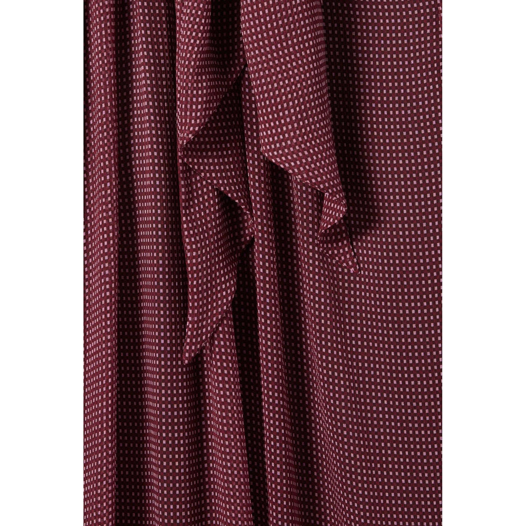Fluid Dress with Pussy Collar