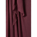 Vestido fluido con cuello tipo minifalda