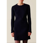 Claudie Pierlot - Short Knitted Dress with Ribbed Back