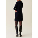 Claudie Pierlot - Robe Courte Maille Dos Côtelé