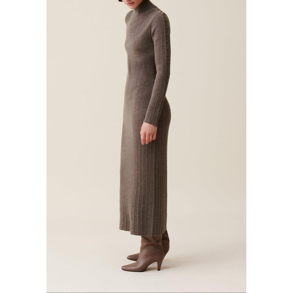 Claudie Pierlot - High Collar Knit Dress